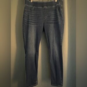 Old Navy Rockstar Pull-on Jeggings in Distressed Blue 16 Short